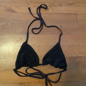 Frankie’s Bikinis Black triangle top